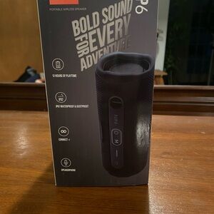 JBL Flip 6 Portable Wireless Speaker - Black